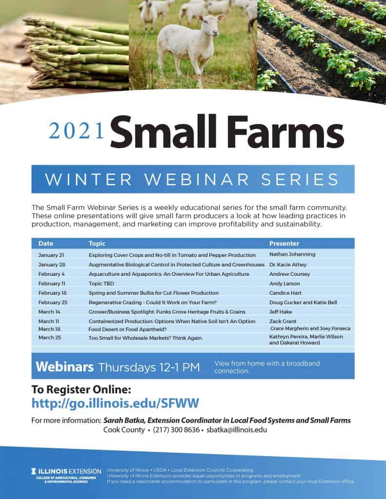 2021 Small Farm Winter Webinar Flyer 2021 Small Farm Winter Webinar Flyer