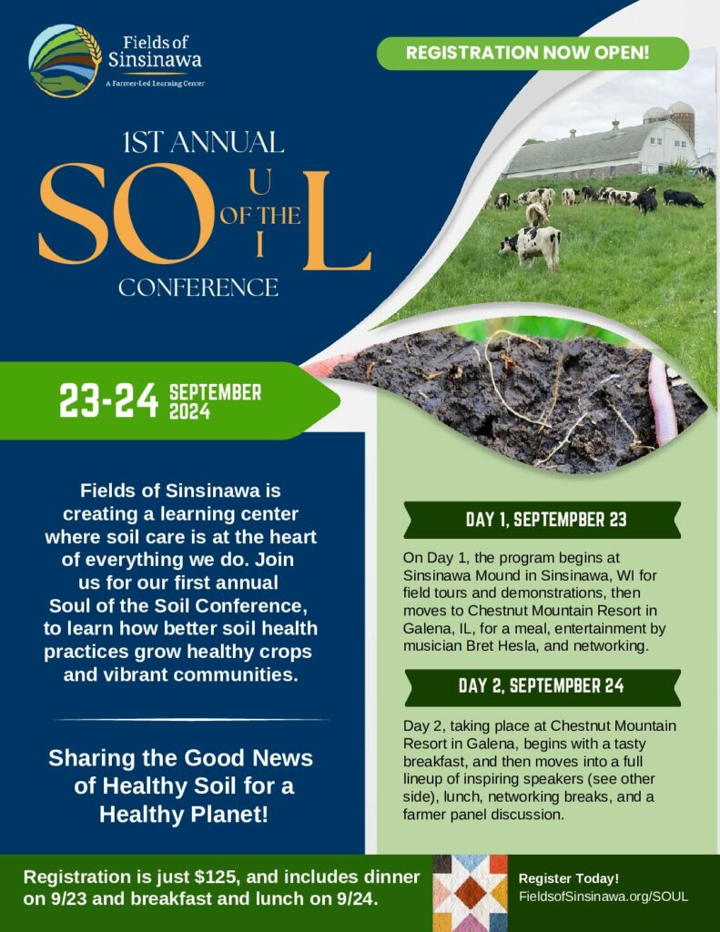 Soul of the Soil Conference flyer 2024 Soul of the Soil Conference flyer 2024